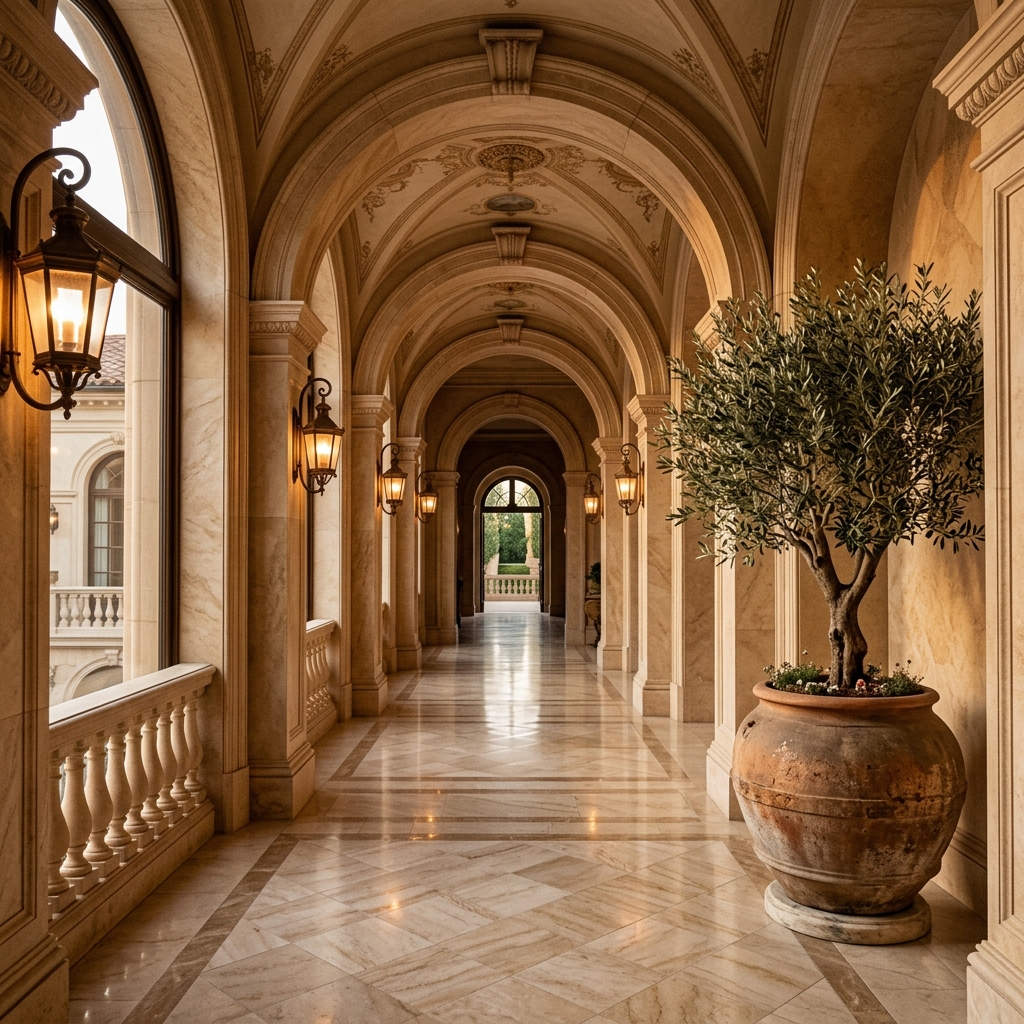 Classical Marble Hallway